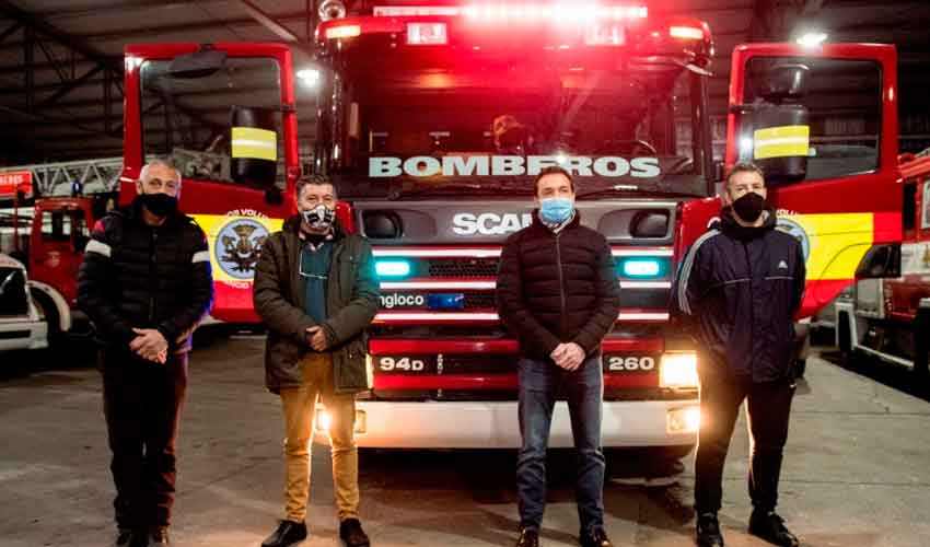 Nueva autobomba para Bomberos de Varela