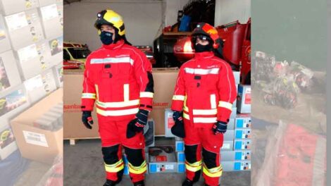Bomberos Voluntarios de Rauch presentó nueva indumentaria