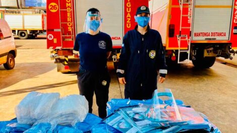 Bomberos Voluntarios de Iguazú recibieron una importante donación