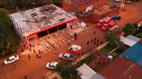 Bomberos Voluntarios de Dos de Mayo inauguraron su nuevo cuartel