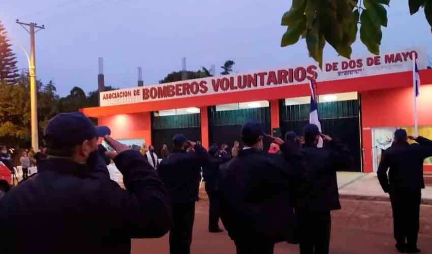 Bomberos de Dos de Mayo inauguraron su nuevo cuartel