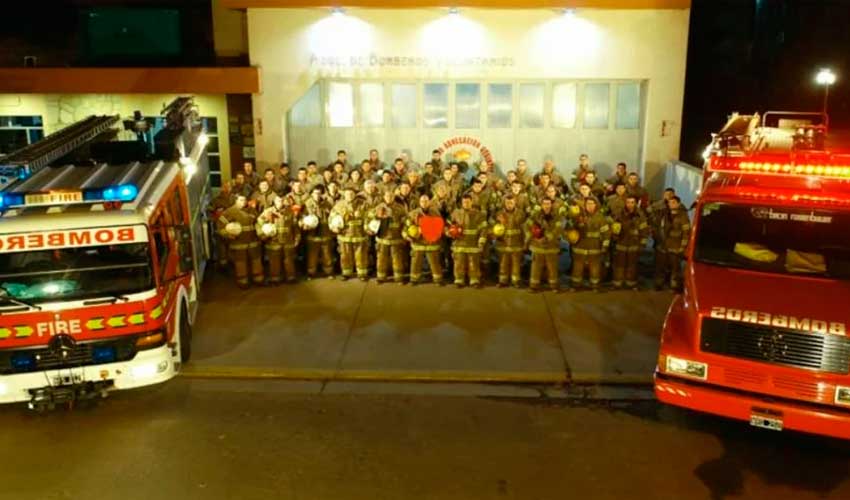 Bomberos de Balcarce festejaron su día de manera virtual