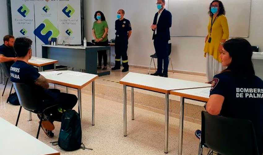 Futuros bomberos de Palma comienzan su curso de formación