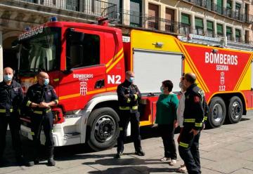 Nuevo vehículo para los bomberos de Segovia
