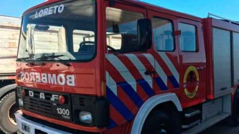 Bomberos Voluntarios de Loreto quedaron sin autobomba