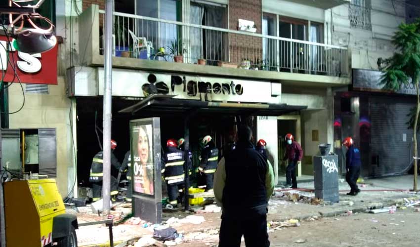 Fotos: Así quedó la perfumería donde murieron dos bomberos