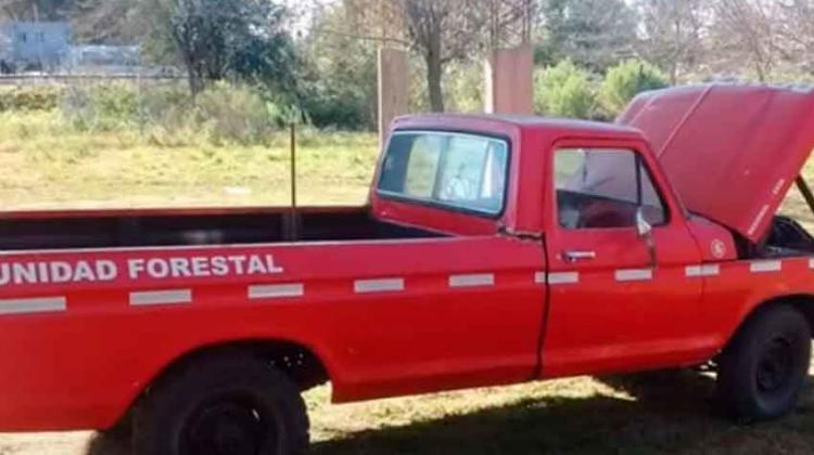 Donación de vehículo para Bomberos de Pueblo Andino