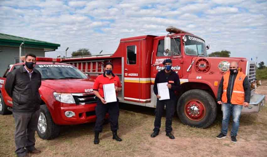 El gobierno autorizó la operatividad a Bomberos Voluntarios