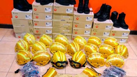 Bomberos de Río Cuarto con nuevos equipos forestales