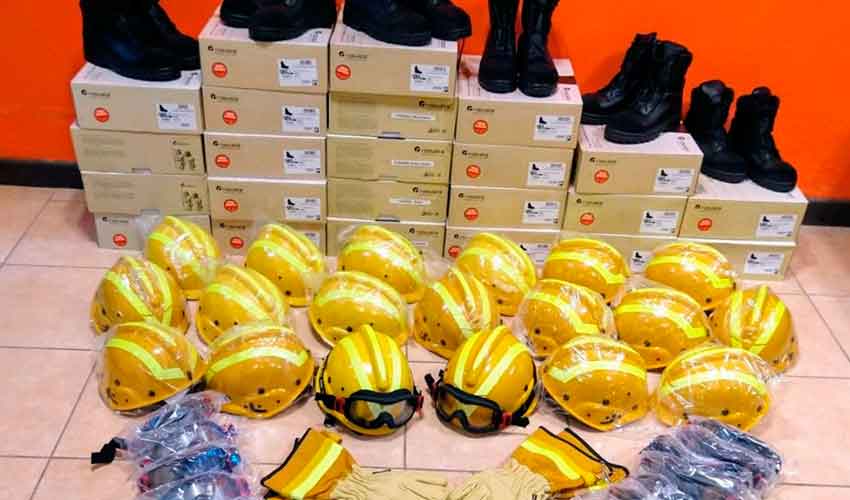 Bomberos de Río Cuarto con nuevos equipos forestales