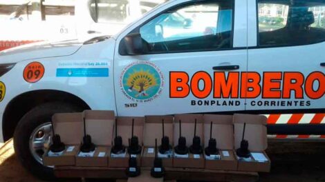 Nuevos equipos para Bomberos Voluntarios de Bonpland