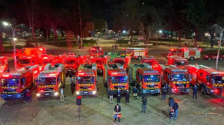 Bomberos de Ñuble reciben 19 carros adquiridos con recursos regionales