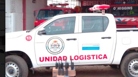 Equipos de comunicaciones para Bomberos de O’ Higgins
