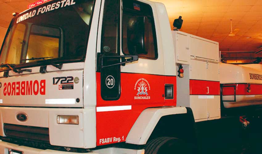 Bomberos de Sunchales frente a una difícil situación financiera