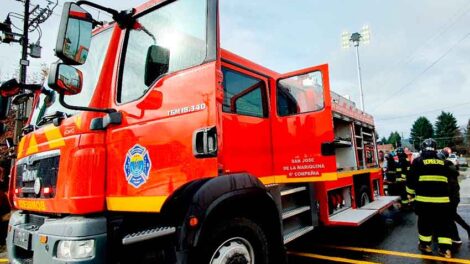 Nueva unidad para la Sexta Compañía de Bomberos de Ciruelos