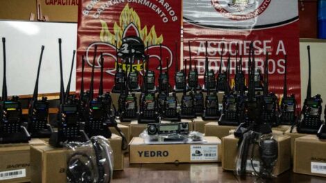 Nuevos equipos para Bomberos de Capitán Sarmiento