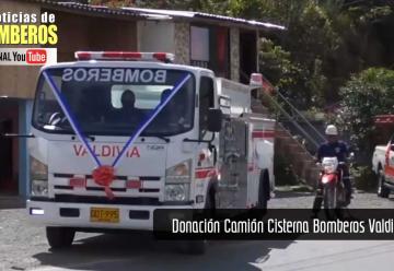 Donación Camión Cisterna Bomberos Valdivia