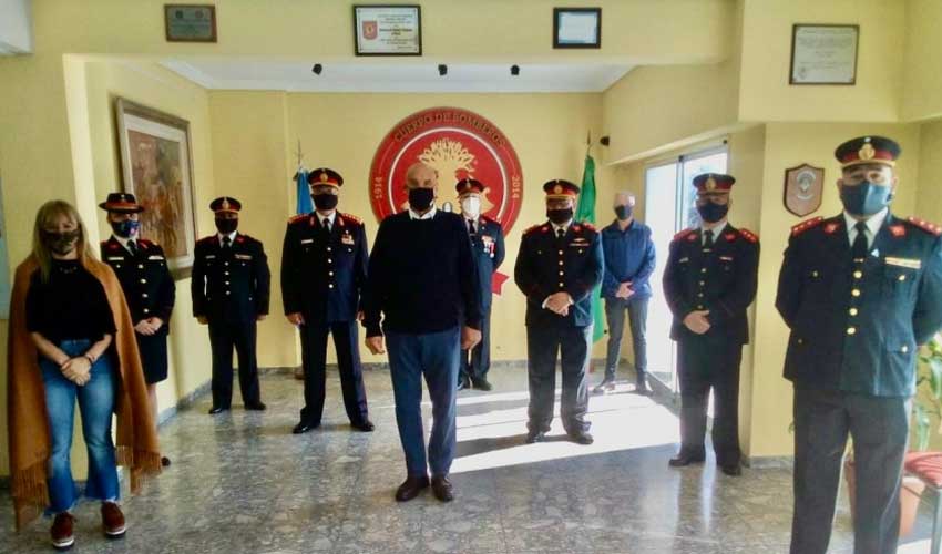 Nueva jefatura del cuerpo activo de los Bomberos Voluntarios de Bernal