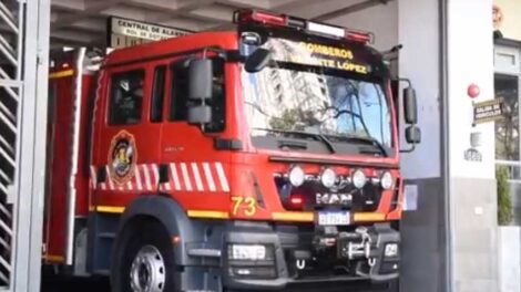 Nuevo autobomba de los Bomberos de Vicente López