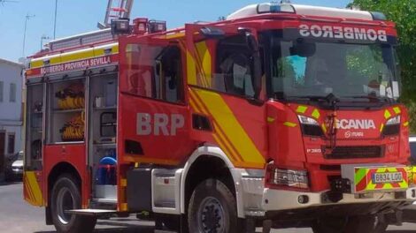 Nuevo camión para el parque de Bomberos de Utrera