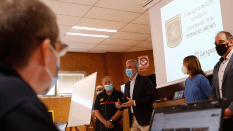 Los bomberos estrenan la nueva unidad de drones