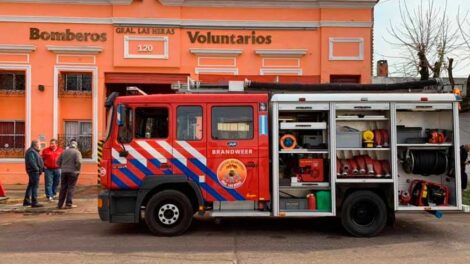 Nuevo autobomba de Bomberos de General Las Heras