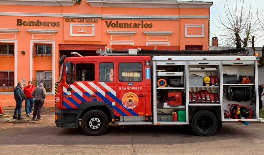 Nuevo autobomba de Bomberos de General Las Heras