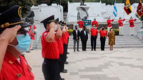 Bomberos de Guayaquil conmemoraron sus 185 años de vida