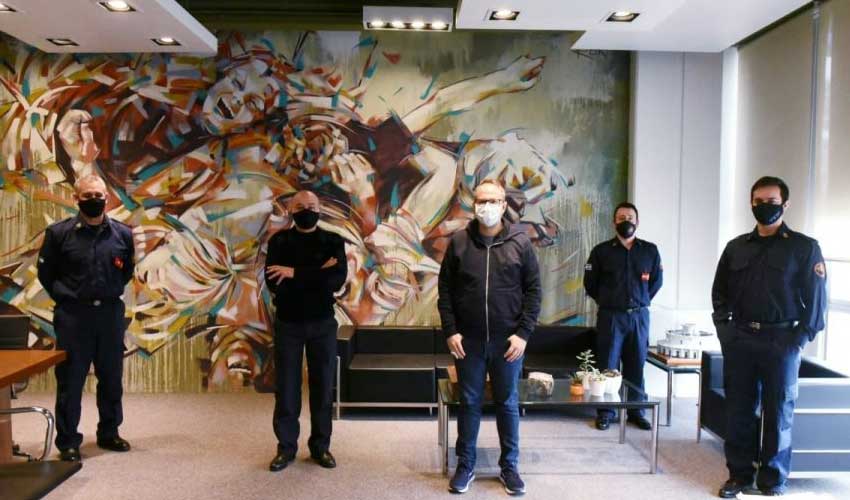El Municipio de Tres de Febrero entregó un subsidio a los Bomberos
