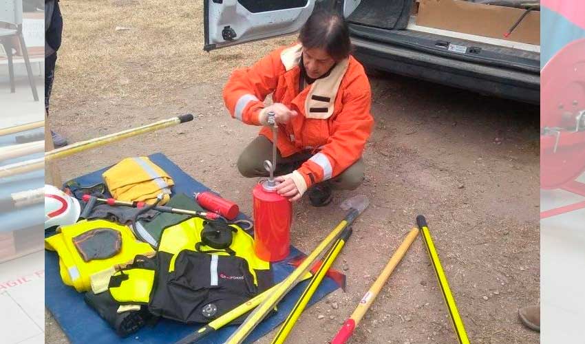 Inforest realizó una capacitación sobre elementos contra incendio