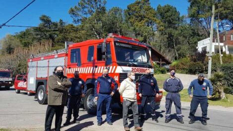 Bomberos celebraron la incorporación de la nueva unidad