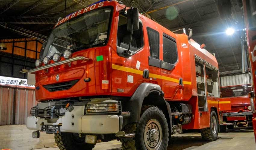 Nueva autobomba para Bomberos de San Martín de los Andes