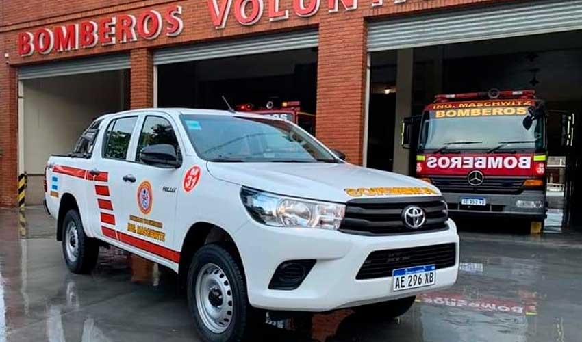 Nueva camioneta para Bomberos Voluntarios de Maschwitz