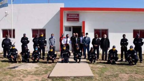 Bomberos de Las Breñas cuentan con nuevas instalaciones
