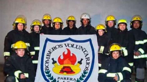 Bomberos Voluntarios de Parera recibió equipos de protección personal