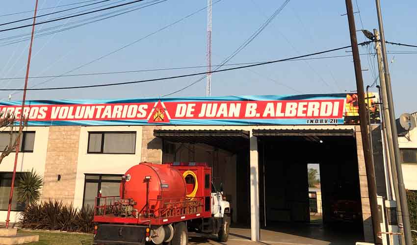 Bomberos de Juan Bautista Alberdi cuenta con un nuevo sistema de comunicaciones