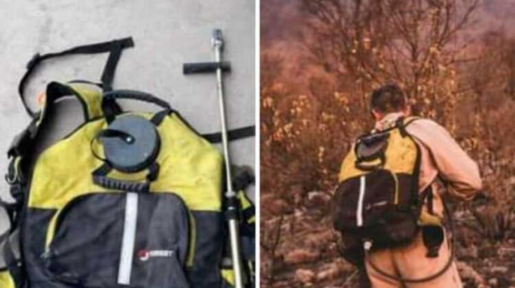 Buscan mochila y casco perdido por un bombero en un incendio