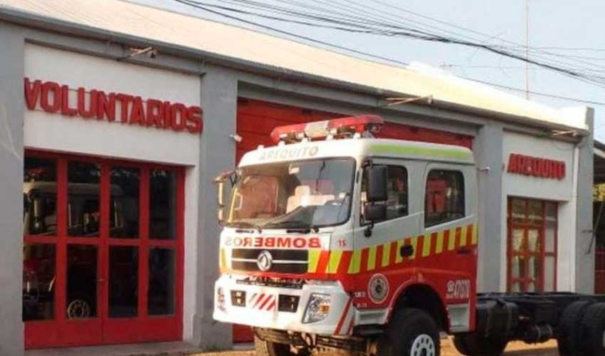 Aporte financiero para Bomberos Voluntarios de Arequito