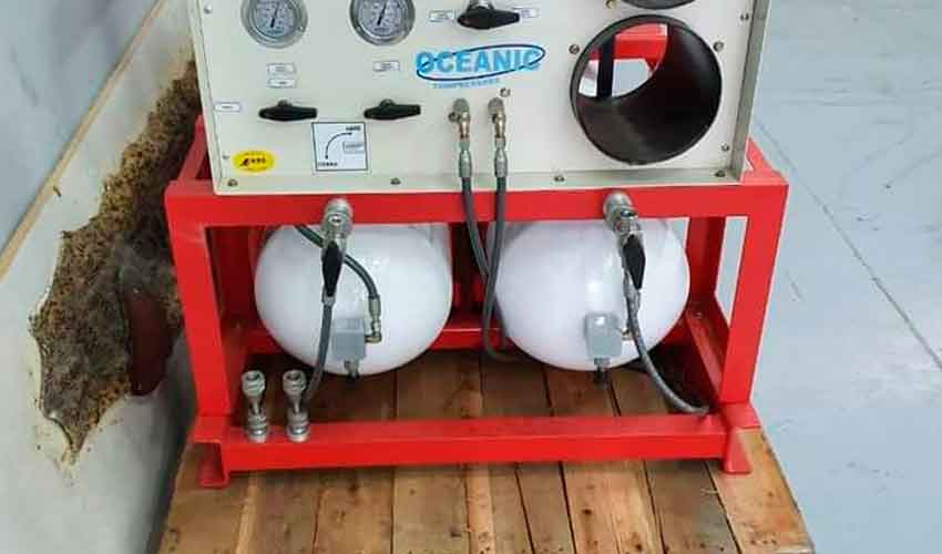 Nuevo compresor de aire para Bomberos Voluntarios