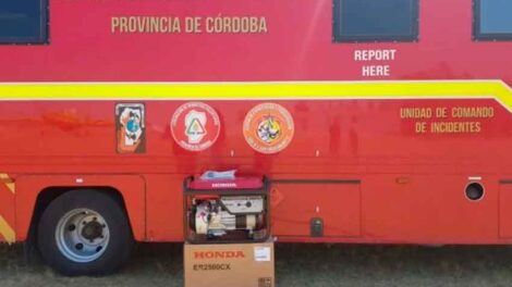 Reemplazaron el generador eléctrico robado a los bomberos