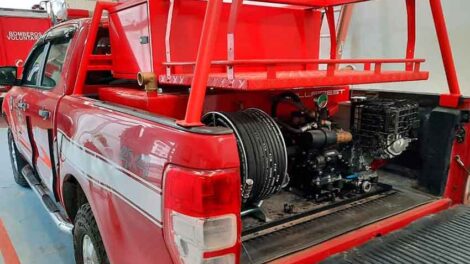 Bomberos de Puerto Madryn con nuevo Kit Forestal Vallfirest