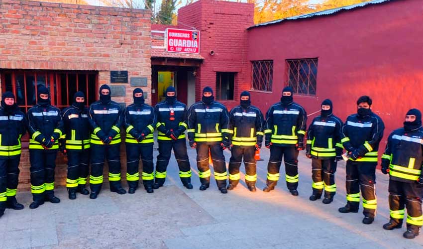 Bomberos de La Cumbre con nuevos equipos de protección personal