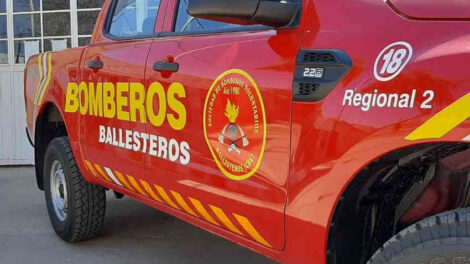 Bomberos Voluntarios de Ballesteros con nueva unidad