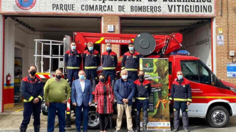 Incorporan un nuevo camión al parque de Bomberos de Vitigudino