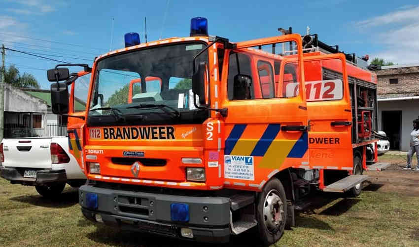 Bomberos de Federal cuenta con una nueva autobomba