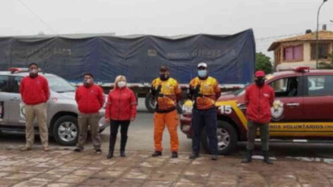 La Rioja envió bomberos para combatir el fuego en San Luis