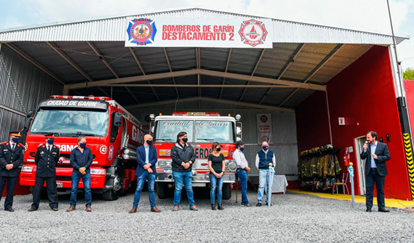 Bomberos inauguró un destacamento en el parque industrial