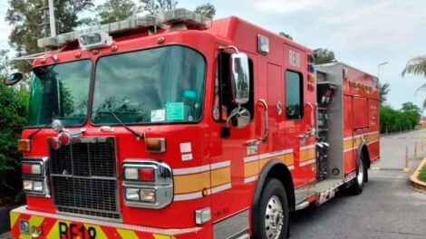Bomberos viajaron a retirar nueva autobomba