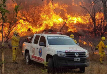 Los bomberos de La Pampa no pueden viajar a córdoba a colaborar