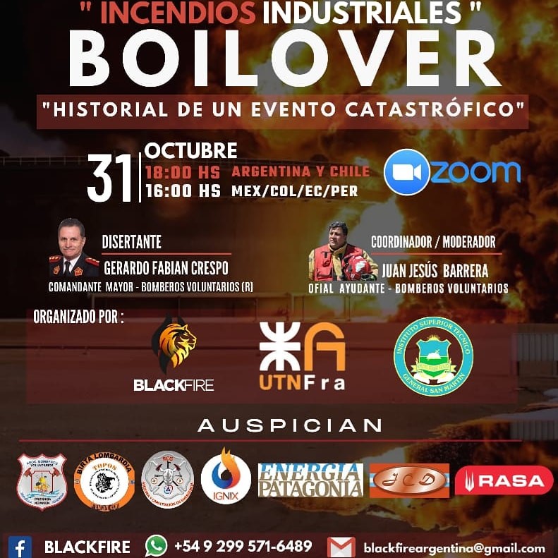 Incendios Industriales Boilover: “Historial de un evento catastrófico”